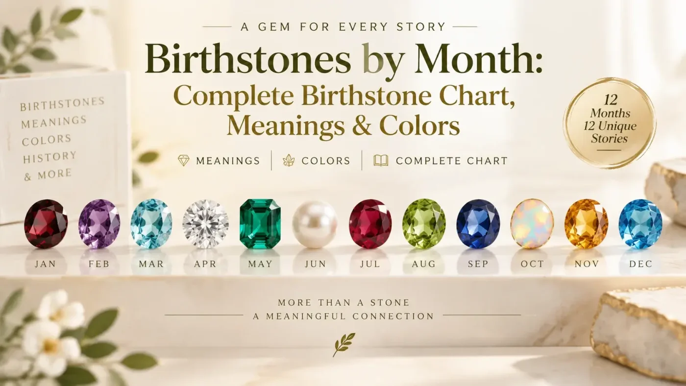 Birthstones by Month: Complete Birthstone Chart, Meanings & Colors